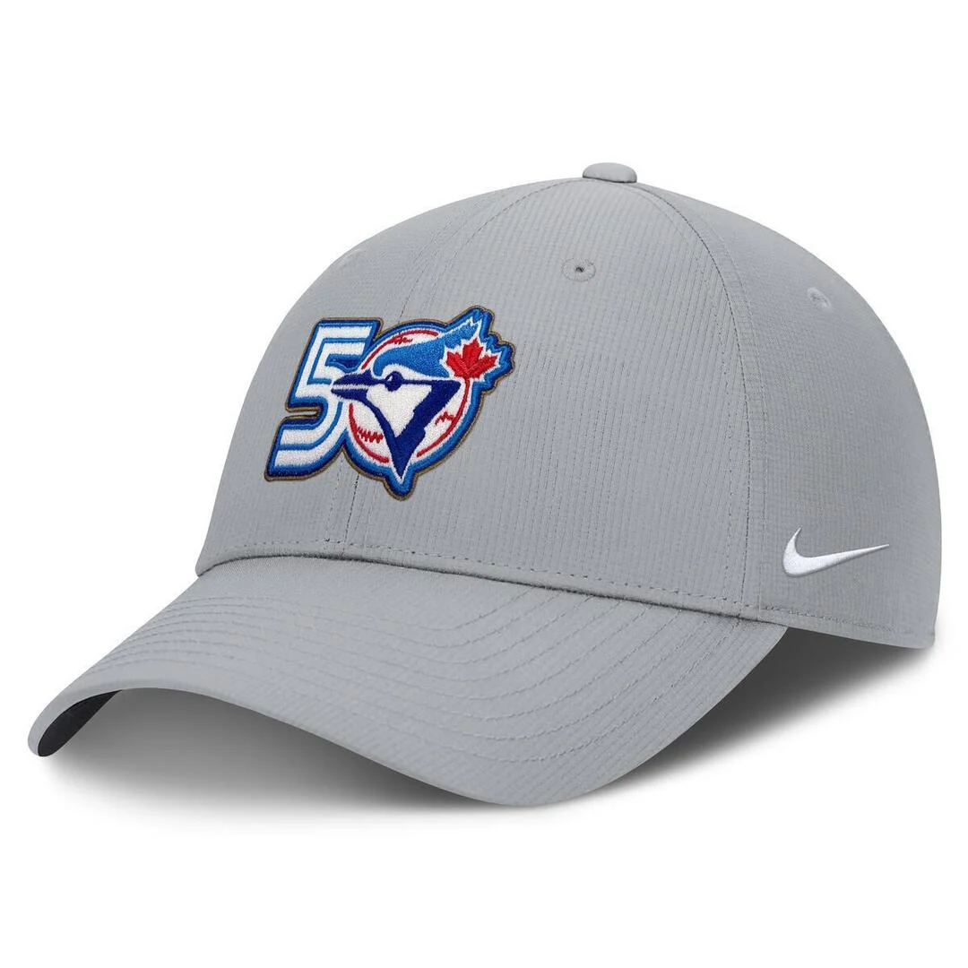 Nike Men's MLB Toronto Blue Jays 50th Anniversary Hat Grey