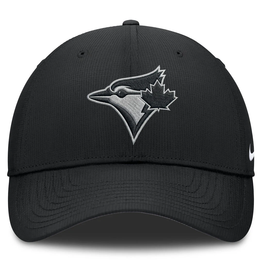 Nike Men's MLB Toronto Blue Jays Tonal Black Club Hat - Image 2