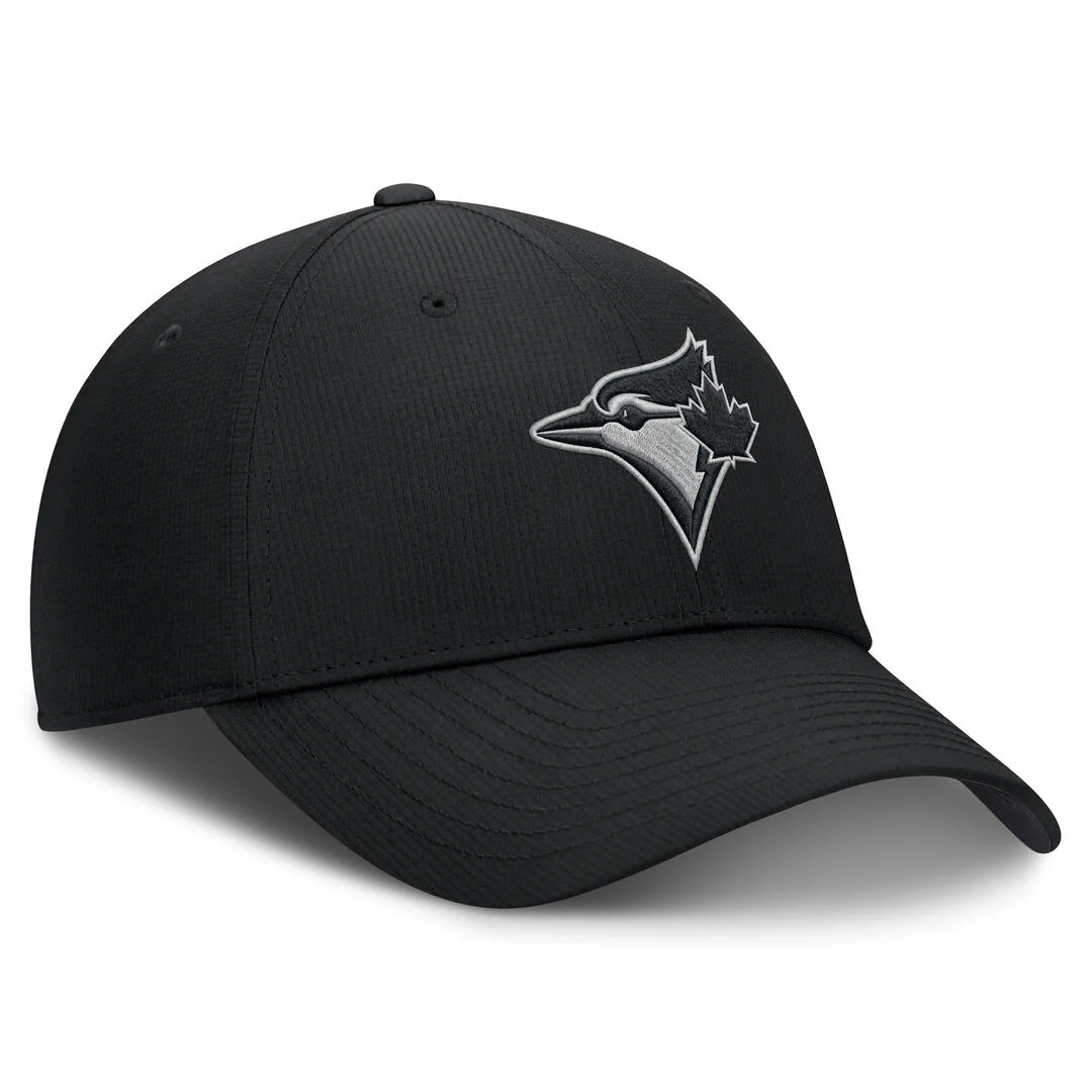 Nike Men's MLB Toronto Blue Jays Tonal Black Club Hat - Image 3