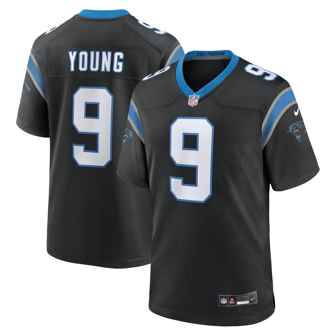 Nike Men's NFL Carolina Panthers Bryce Young Game Jersey - Image 3