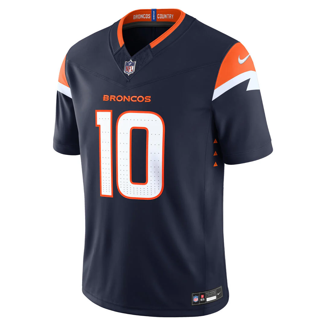 Nike Men's NFL Denver Broncos Bo Nix Limited Alternate Jersey - Image 2
