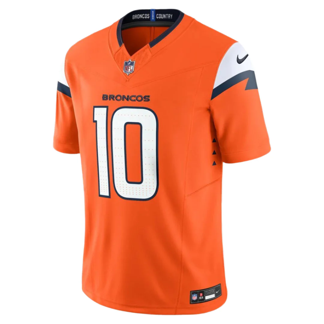 Nike Men's NFL Denver Broncos Bo Nix Limited Jersey - Image 2