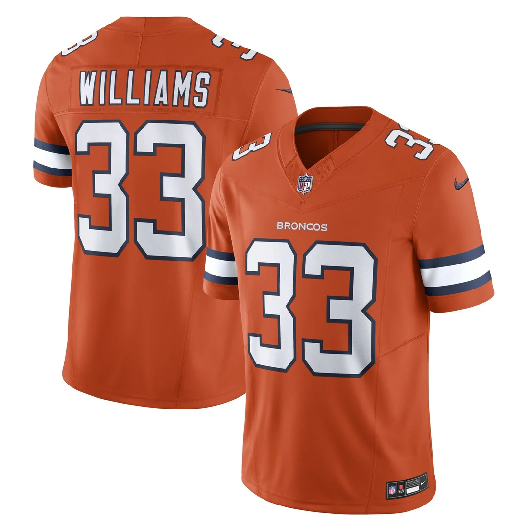 Nike Men's NFL Denver Broncos Javonte Williams Limited Jersey - Image 3