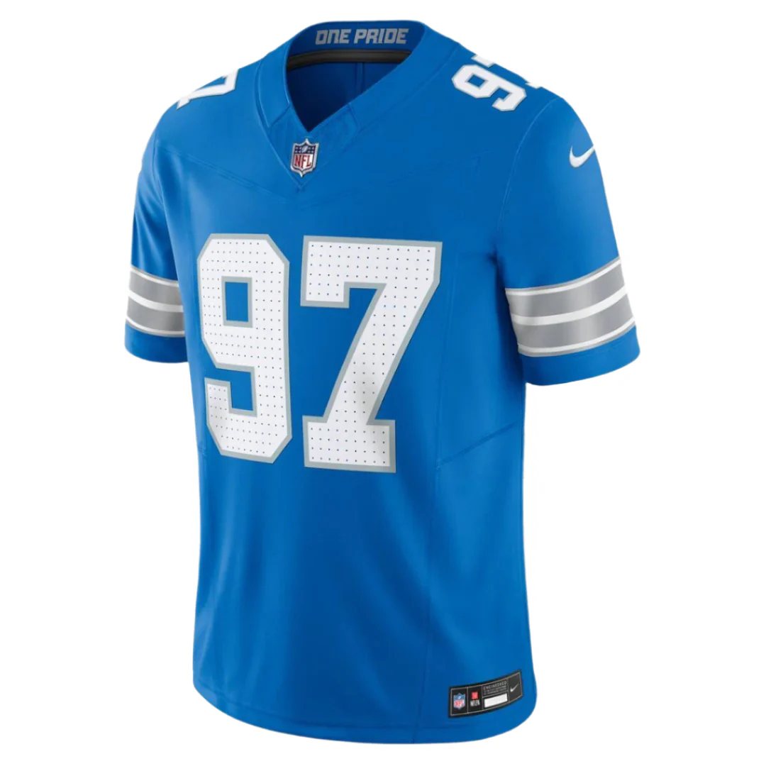 Nike Men's NFL Detroit Lions Aidan Hutchinson Limited Jersey - Image 2