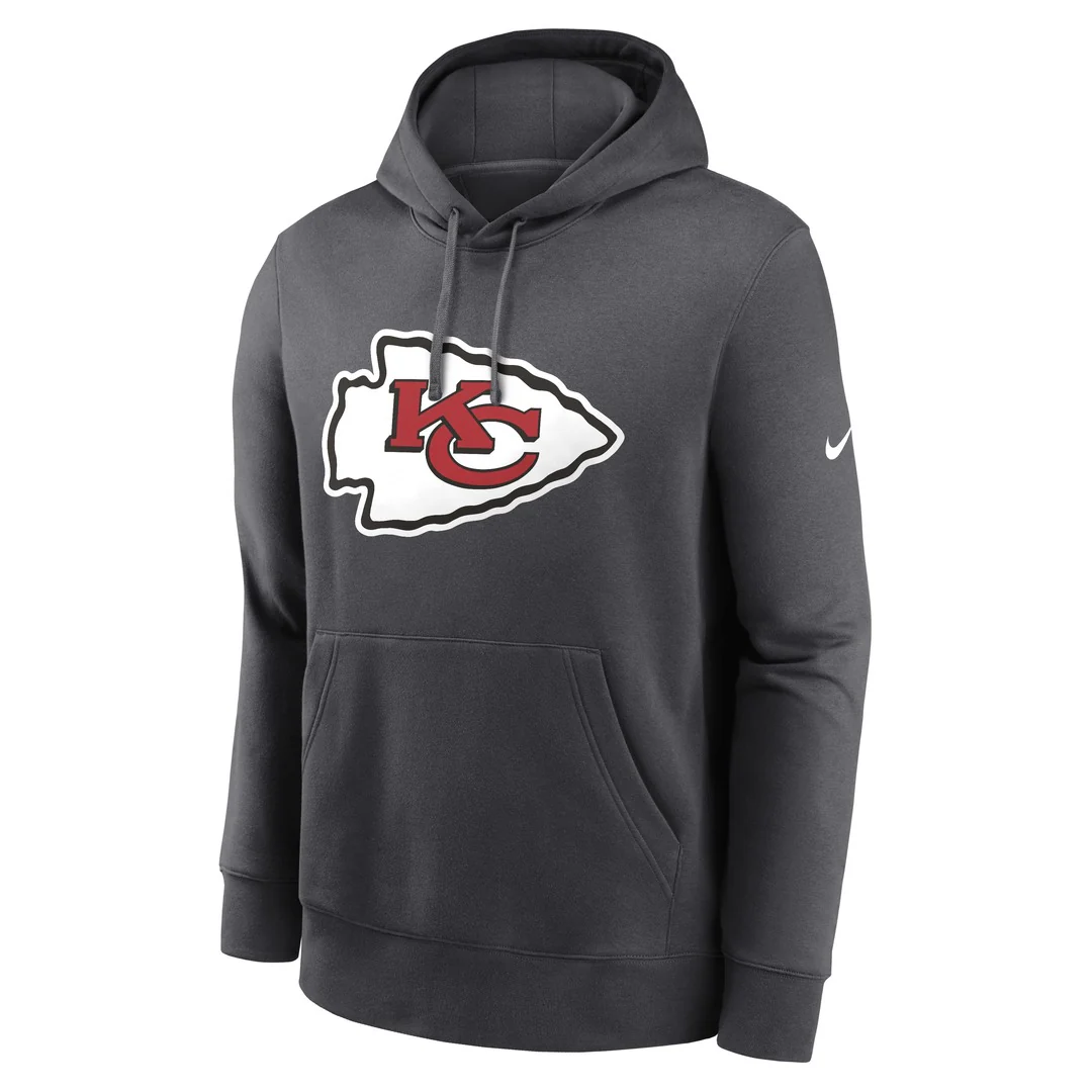 Nike Men's NFL Kansas City Chiefs Rewind Club Logo Hoodie