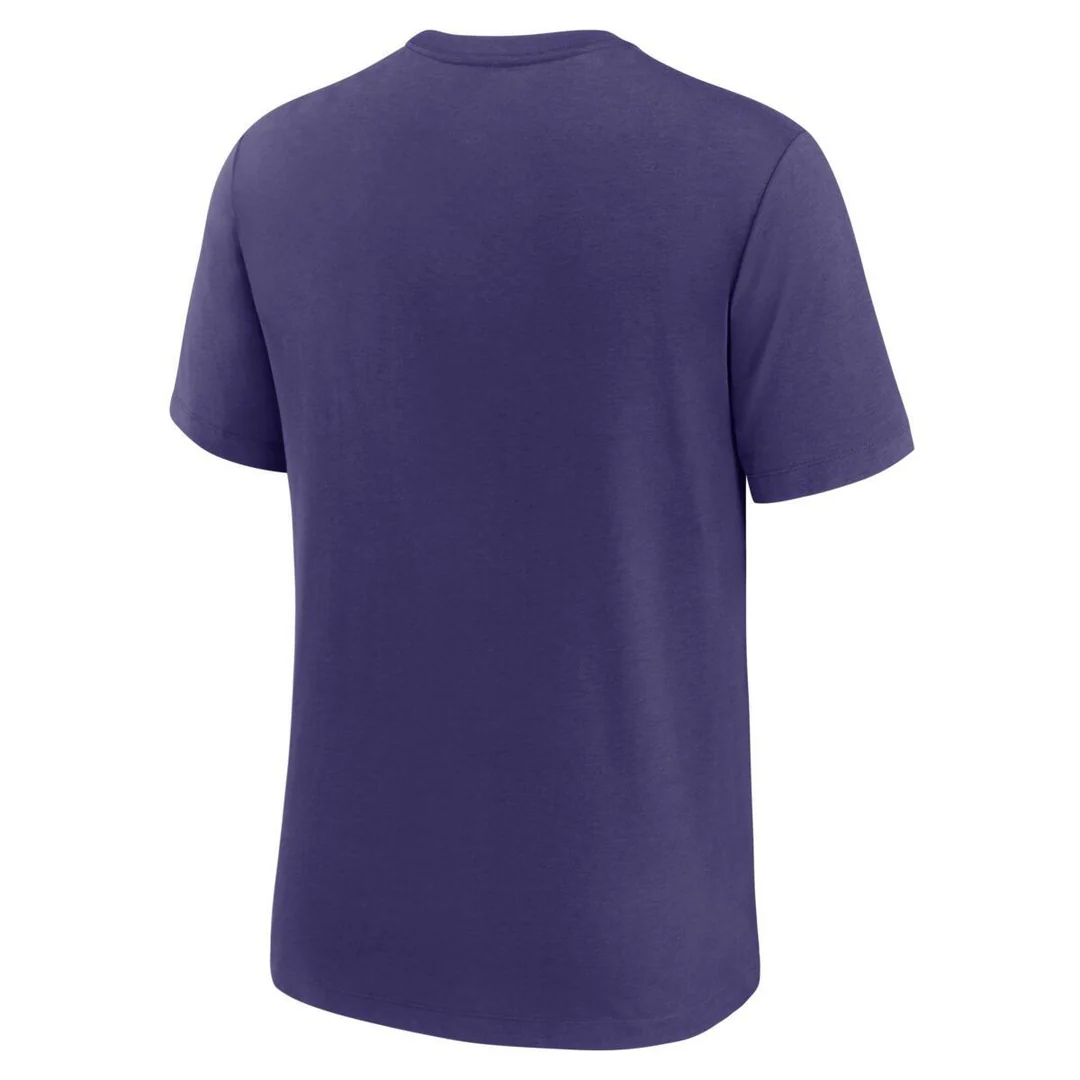 Nike Men's NFL Minnesota Vikings Rewind Tri-Blend T-Shirt - Image 2