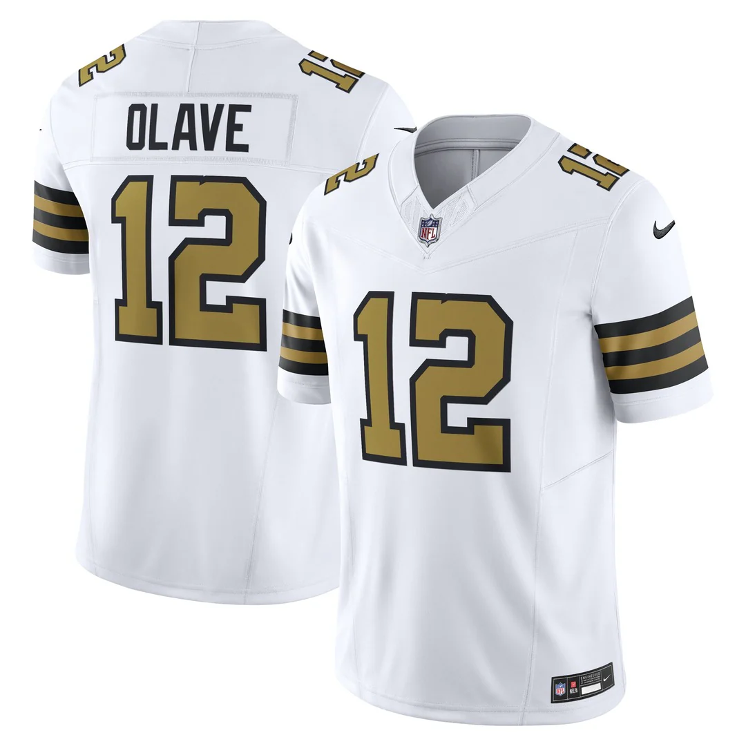 Nike Men's NFL New Orleans Saints Chris Olave Limited Jersey - Image 3