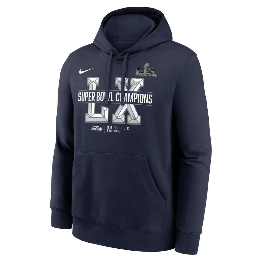 Nike Men's NFL Seattle Seahawks Super Bowl Champs Hoodie