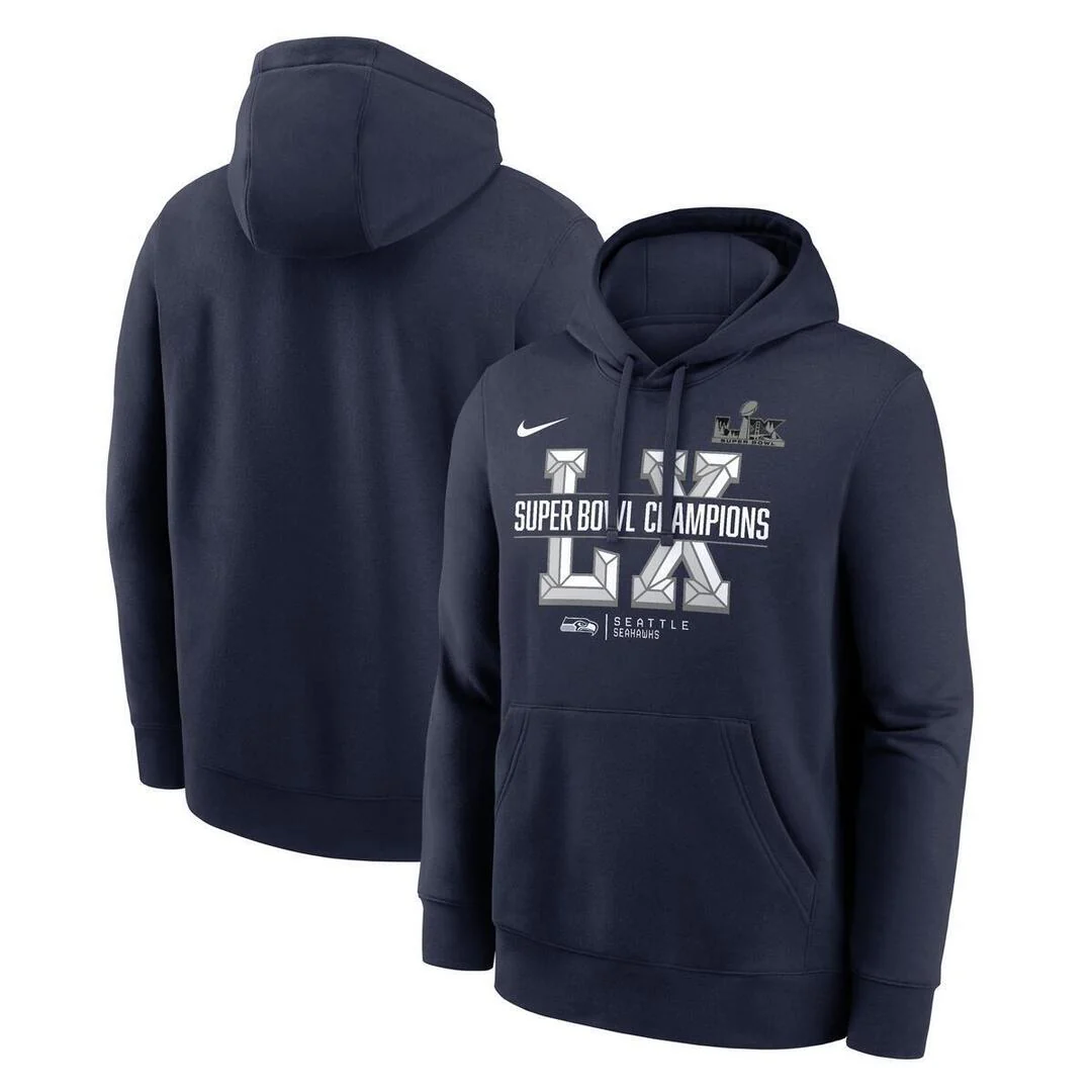 Nike Men's NFL Seattle Seahawks Super Bowl Champs Hoodie - Image 2