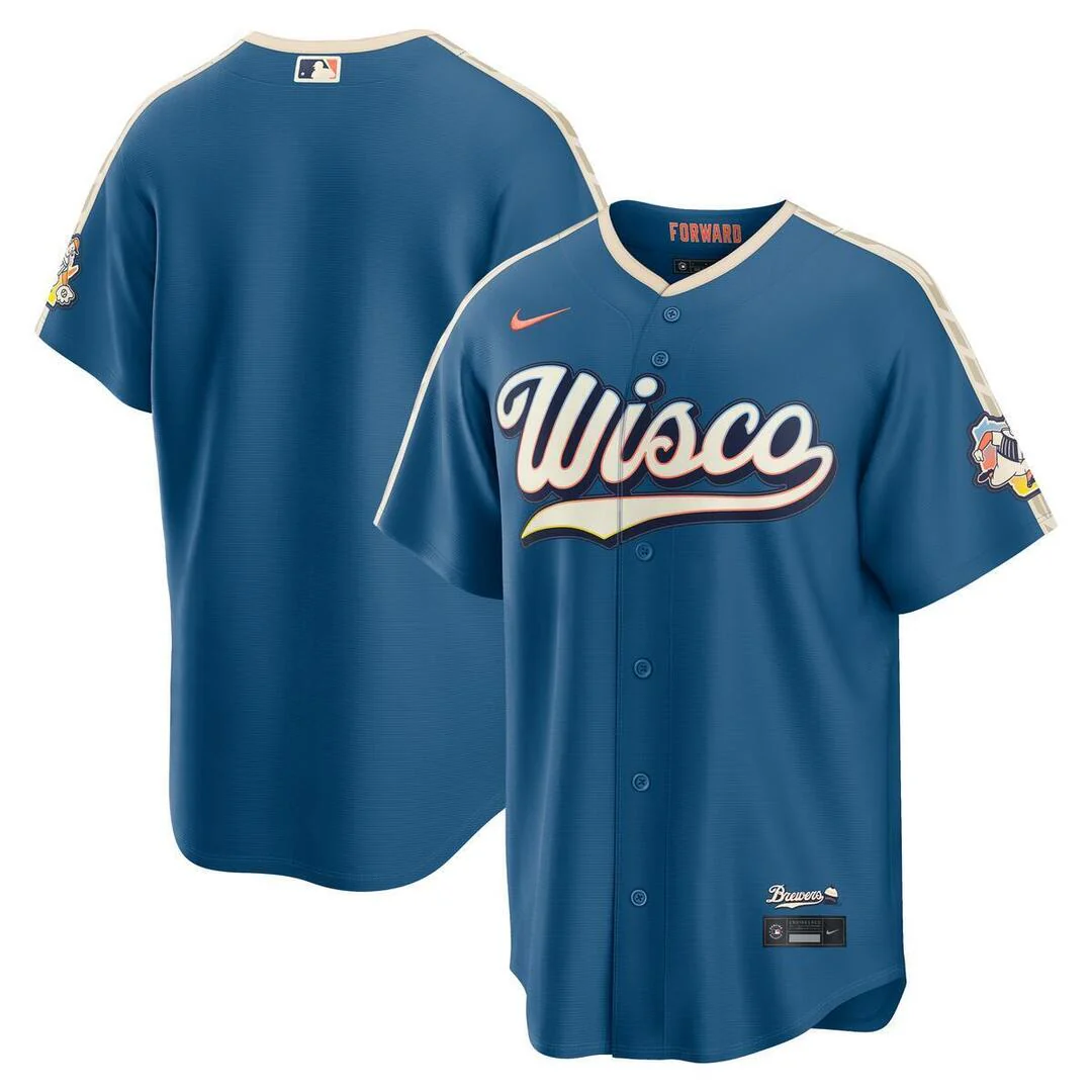 Nike MLB Milwaukee Brewers City Connect Stadium Jersey - Image 3