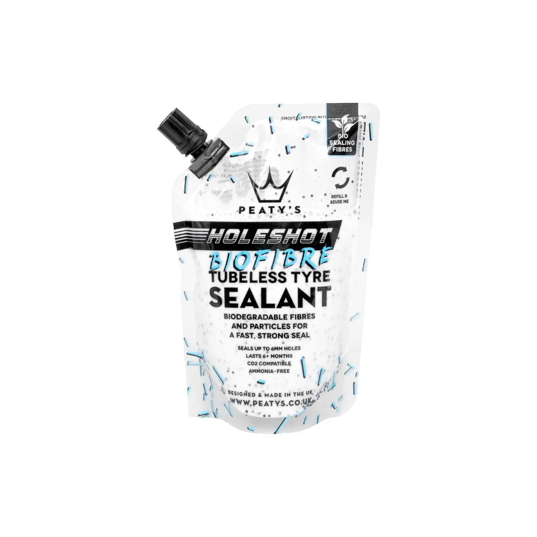 Peatys Holeshot BioFibre Tubeless Tyre Sealant - Image 2
