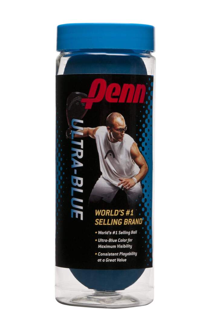 Penn Ultra Blue Racquetballs-3 Can