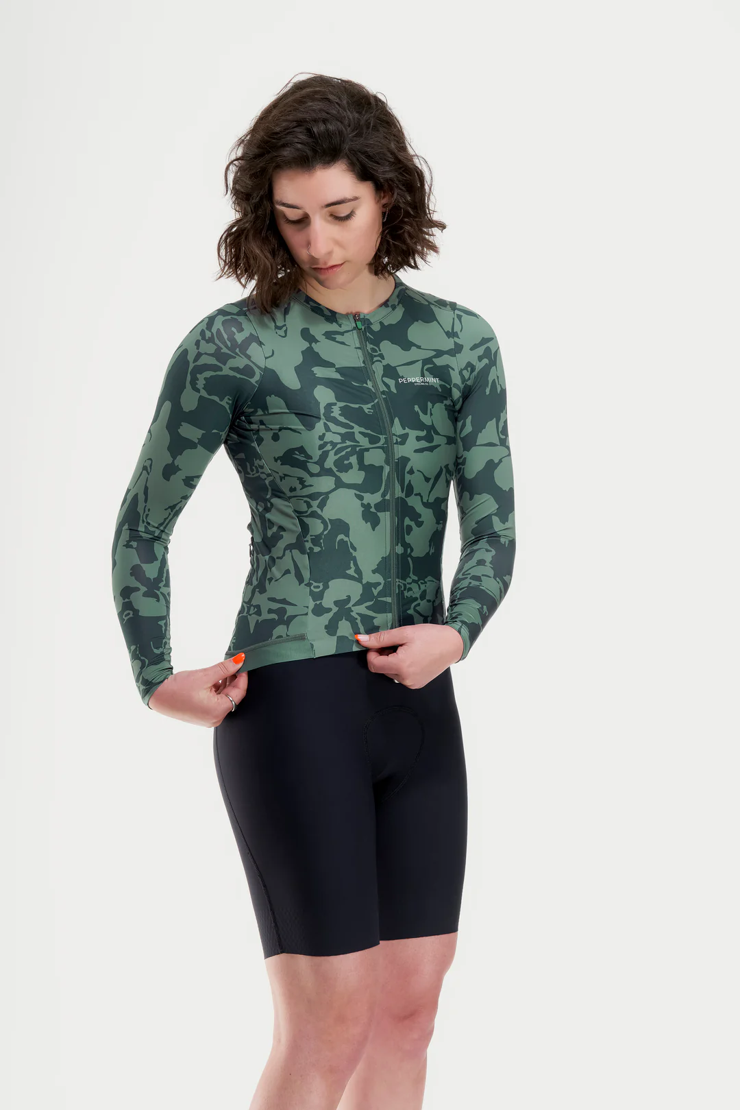 Peppermint Women's Signature Long Sleeve Bike Jersey - Image 4