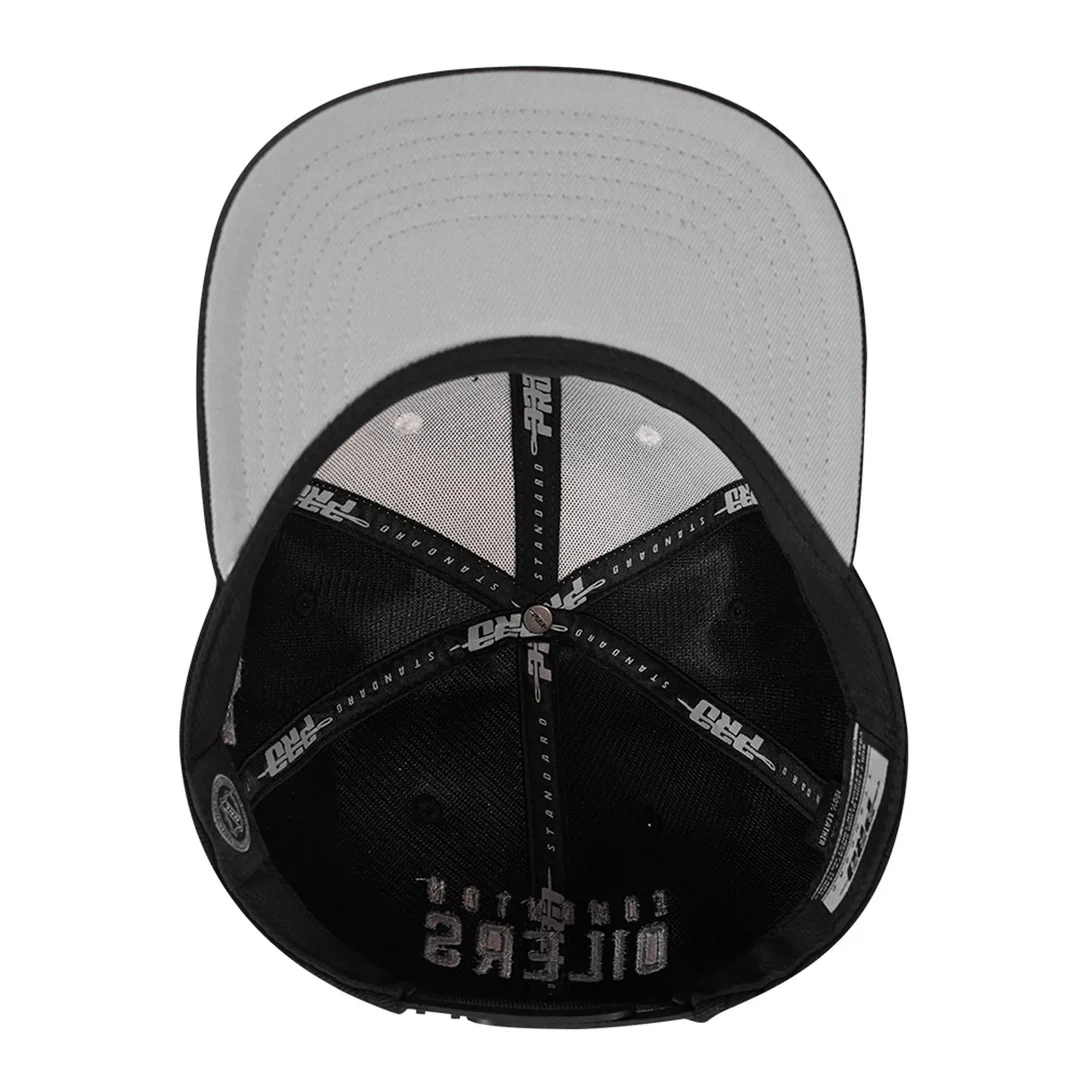 Pro Standard Men's NHL Edmonton Oilers French Terry Snapback Hat - Image 5
