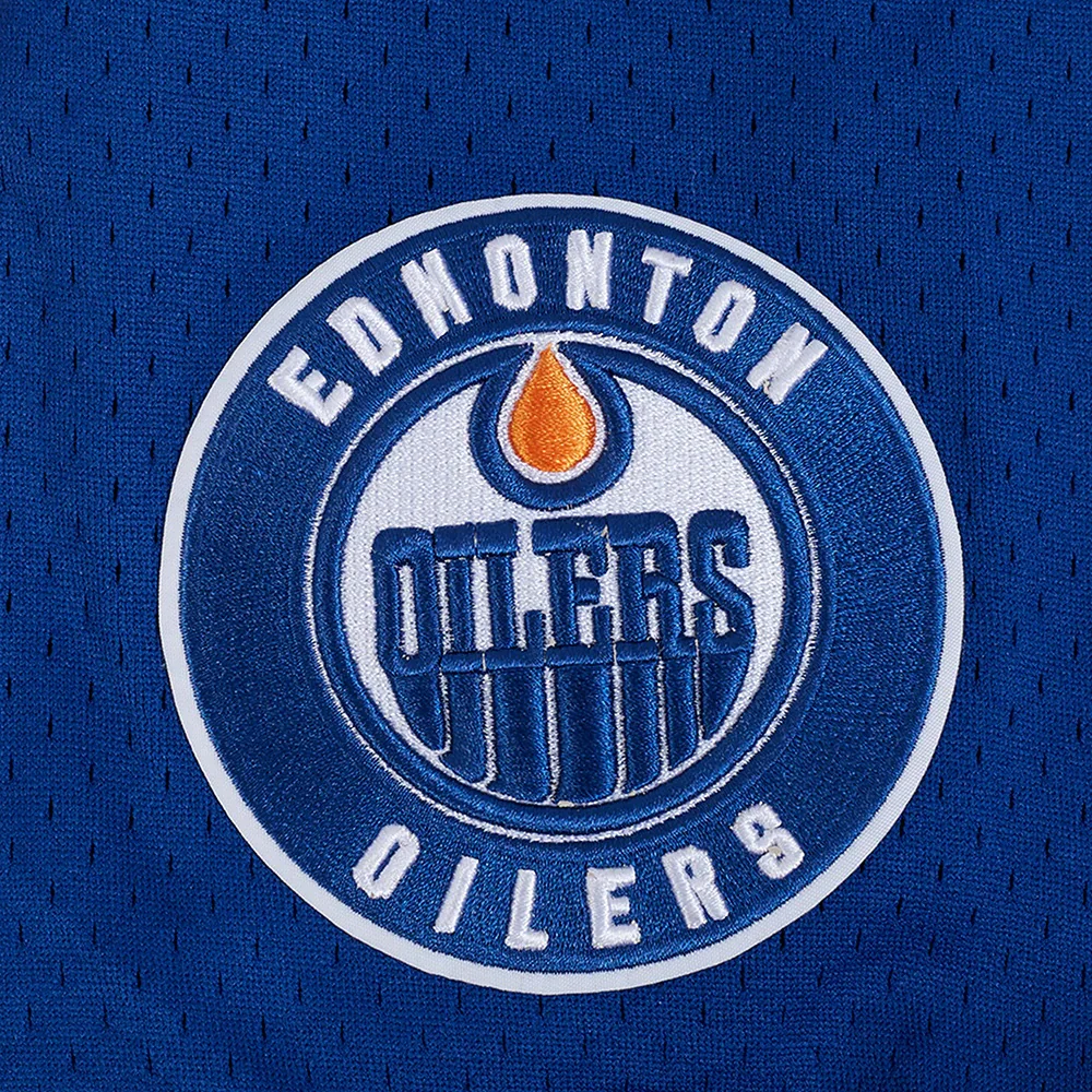 Pro Standard Men's NHL Edmonton Oilers Mesh Baseball Jersey - Image 5