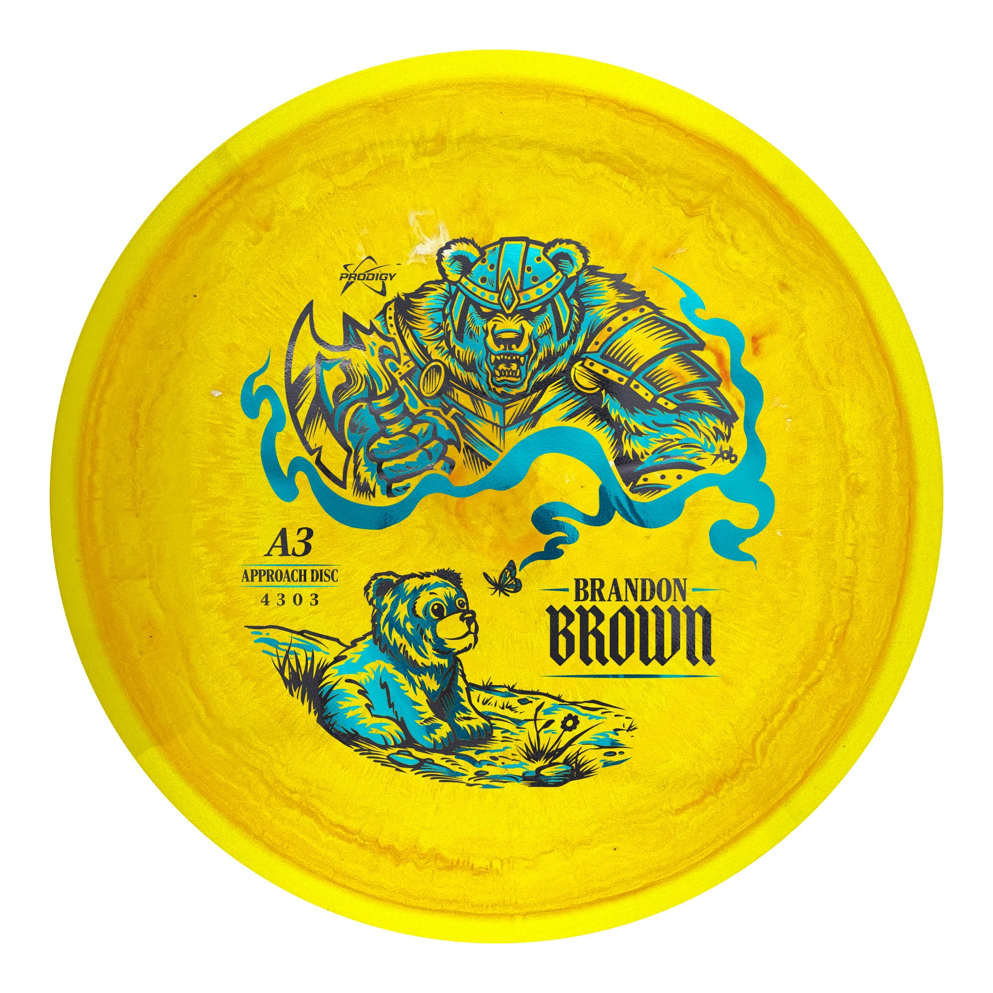 Prodigy A3 500 Spectrum Brandon Brown 2026 Signature Series Putt and Approach Golf Disc - Image 4
