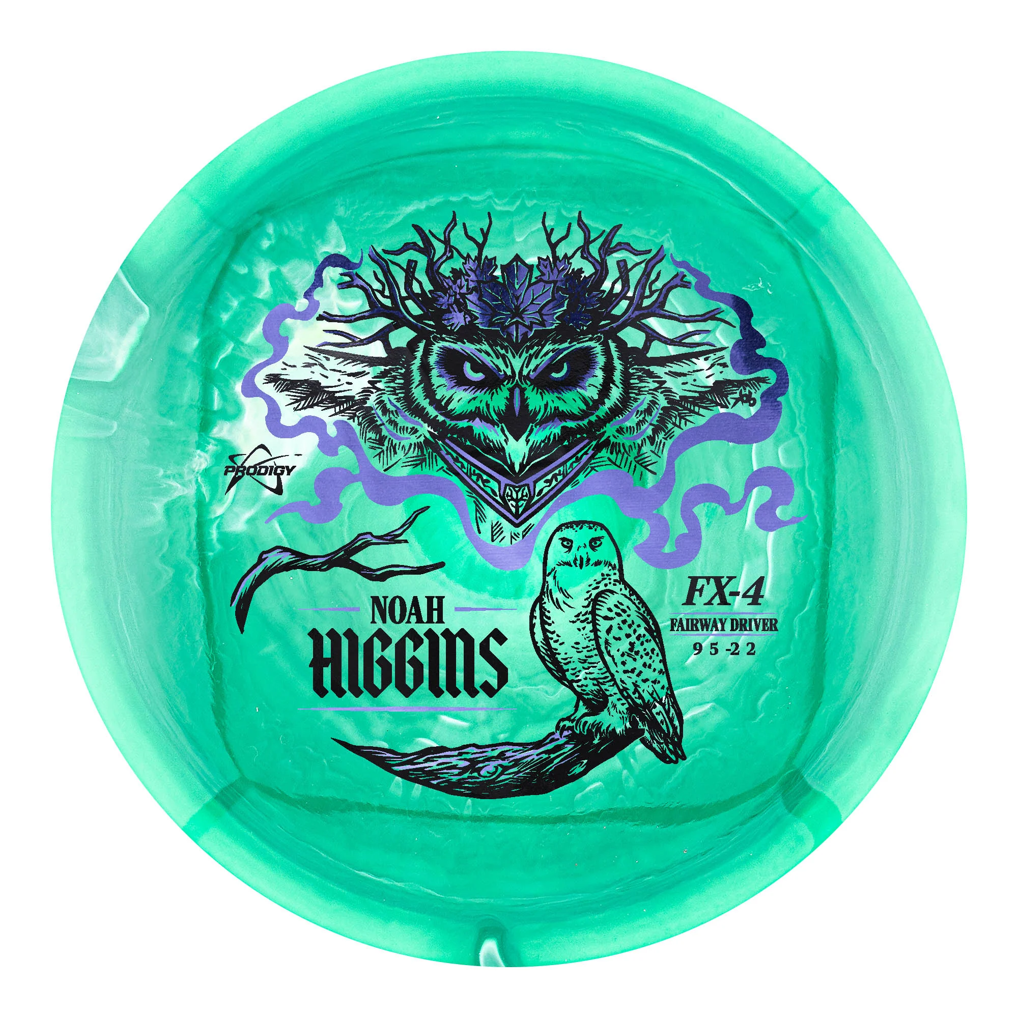 Prodigy FX-4 500 Spectrum Noah Higgins 2026 Signature Series Fairway Driver Golf Disc - Image 2