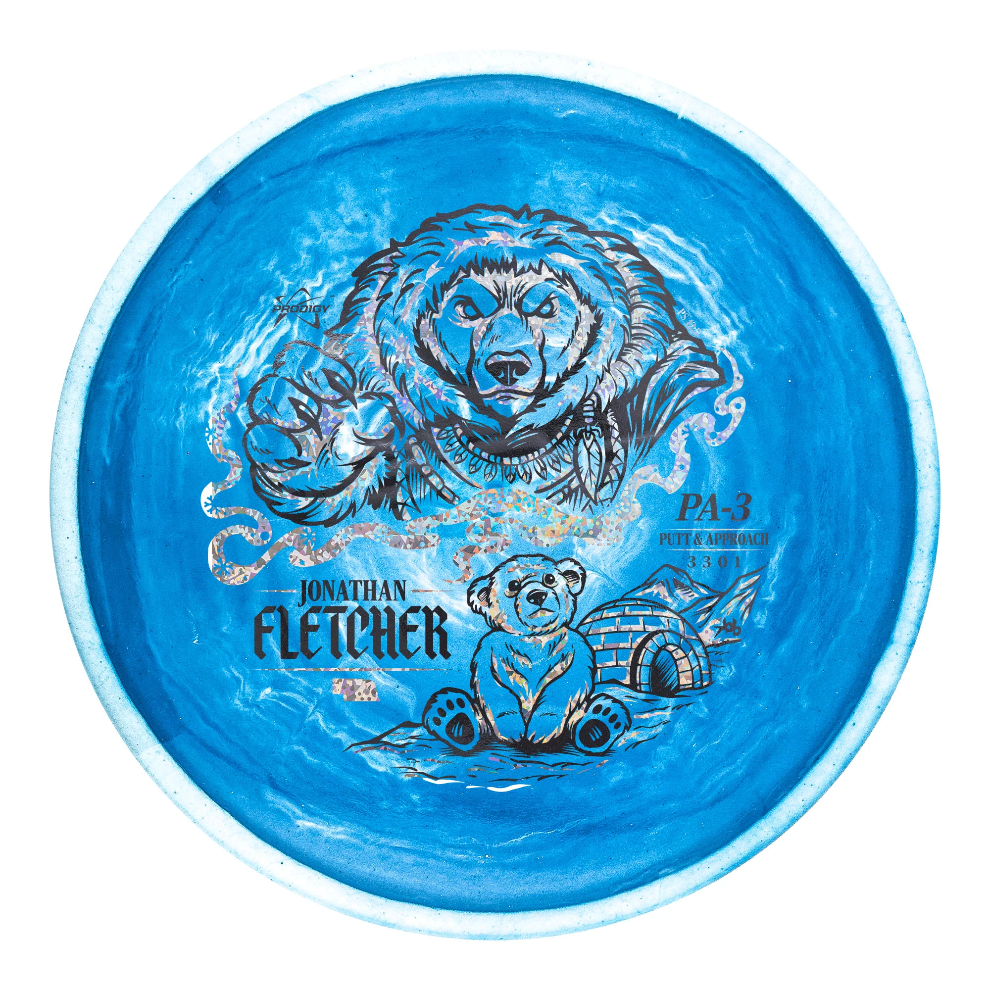 Prodigy PA-3 500 Spectrum Jonathan Fletcher 2026 Signature Series Putt and Approach Golf Disc - Image 4