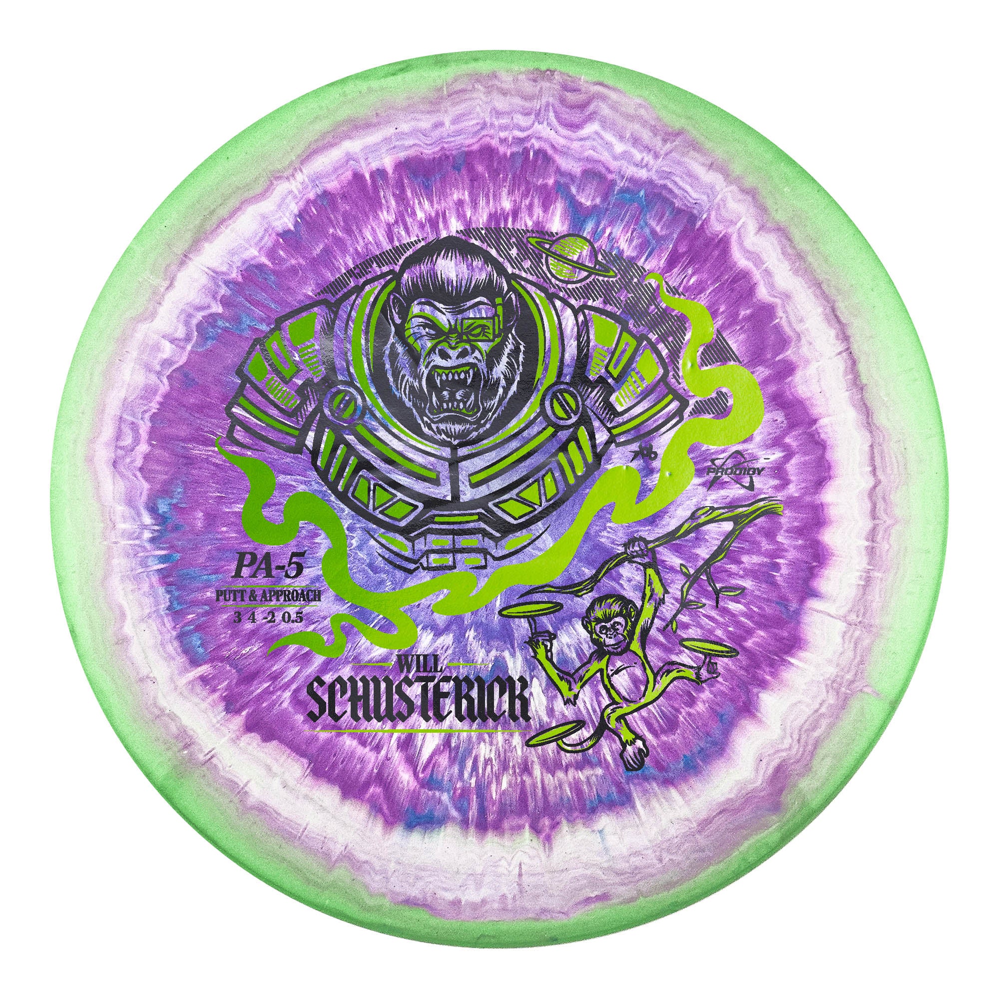 Prodigy PA-5 500 Spectrum Will Schusterick 2026 Signature Series Putt & Approach Golf Disc - Image 3