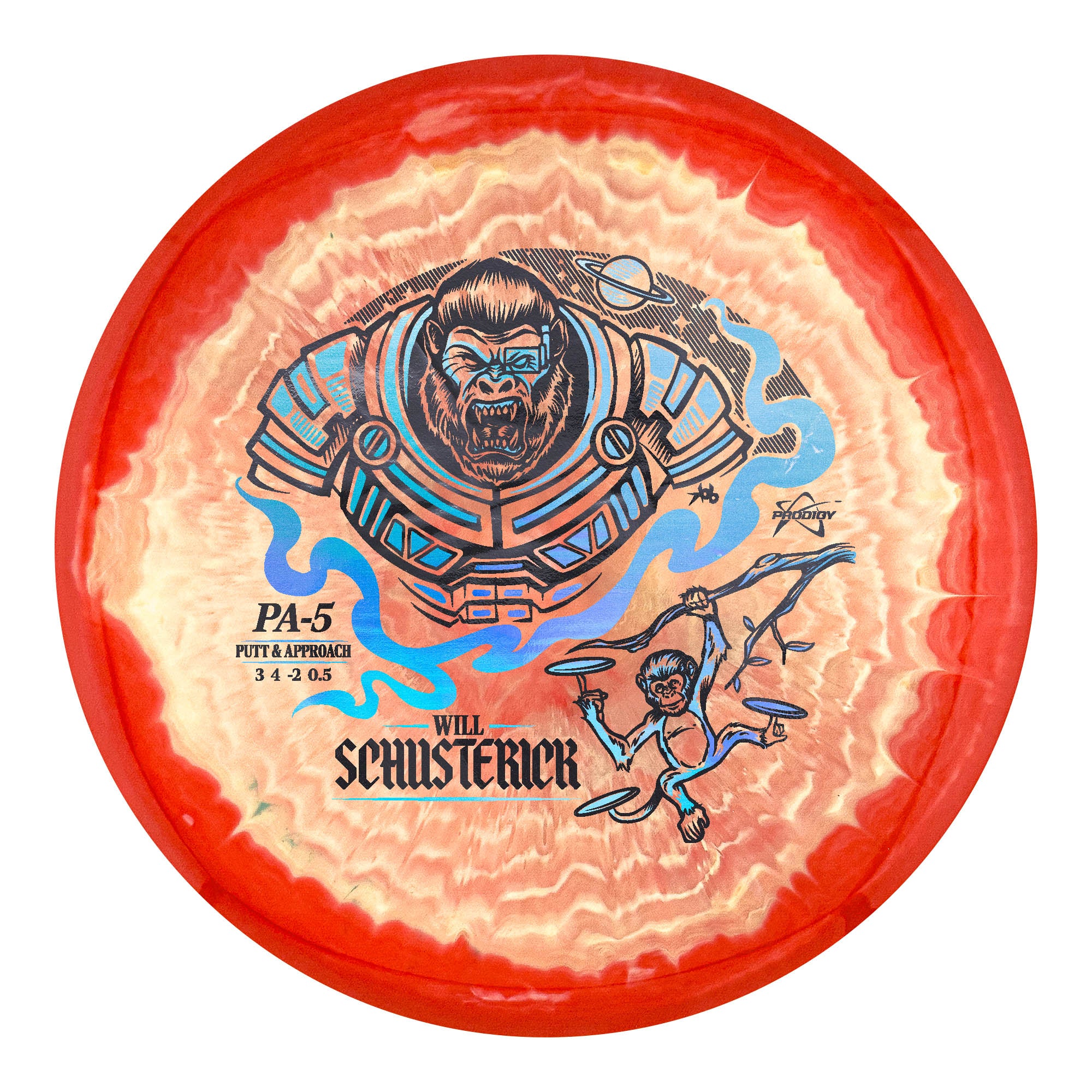 Prodigy PA-5 500 Spectrum Will Schusterick 2026 Signature Series Putt & Approach Golf Disc - Image 5