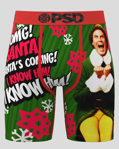 PSD Elf I Know Him Boxer Briefs
