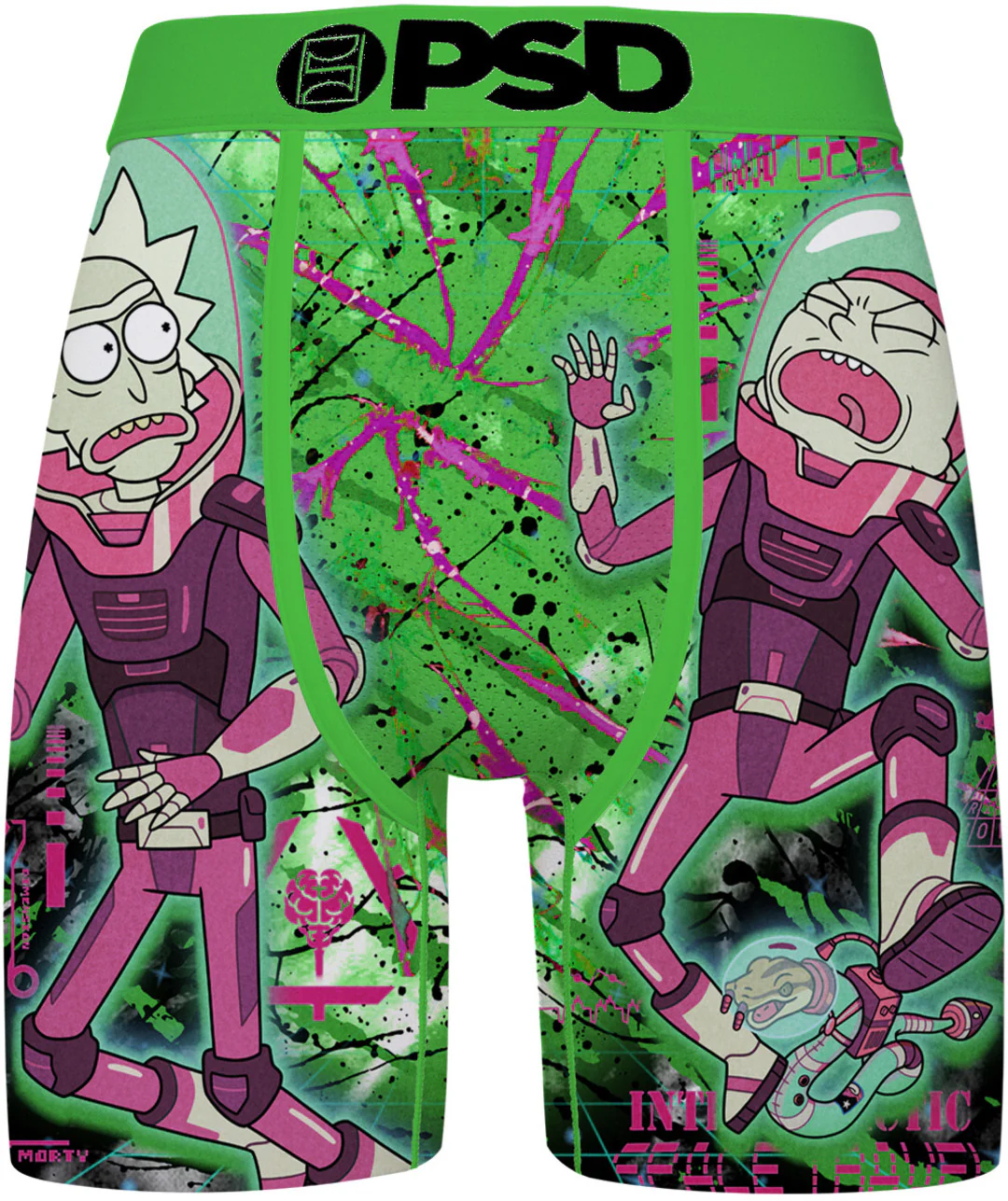 PSD Rick & Morty Snake Bite Boxer Briefs