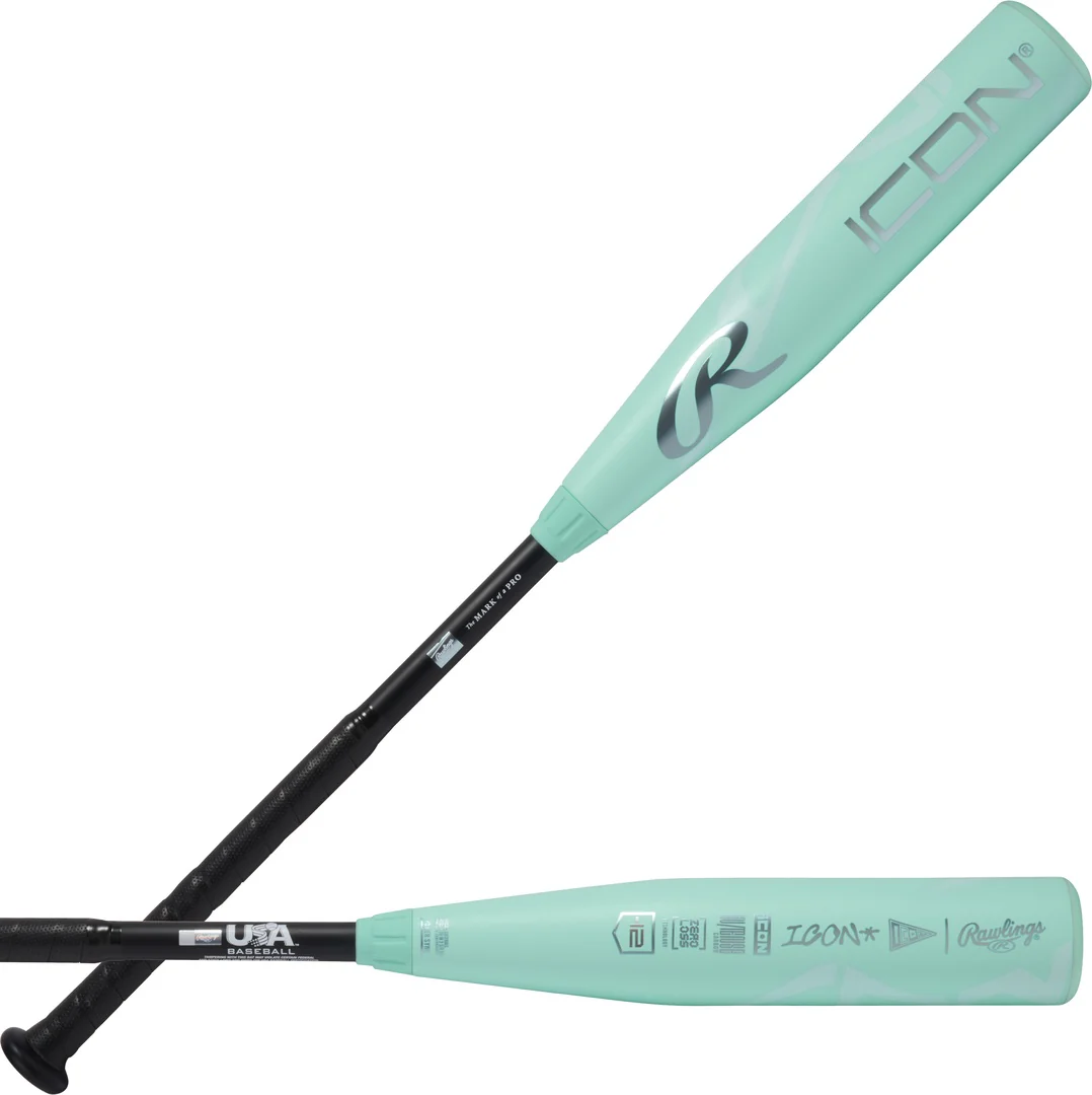 Rawlings -12 Icon USA Baseball Bat 31"/ 19oz