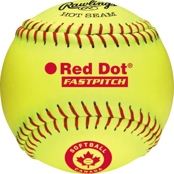 Rawlings 12" Red Dot PX2RYLC Optic Softball-Dozen - Image 2