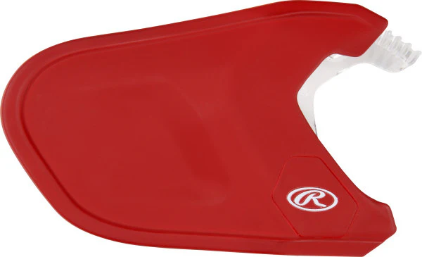 Rawlings Mach Batting Helmet Jaw Guard/Extender Matte - Image 4