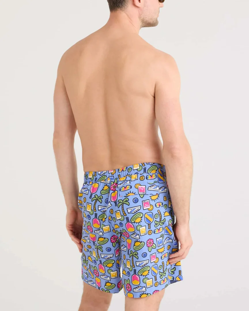 SAXX Men's Go Coastal 2-in-1 7" Volley Swim Shorts - Image 6