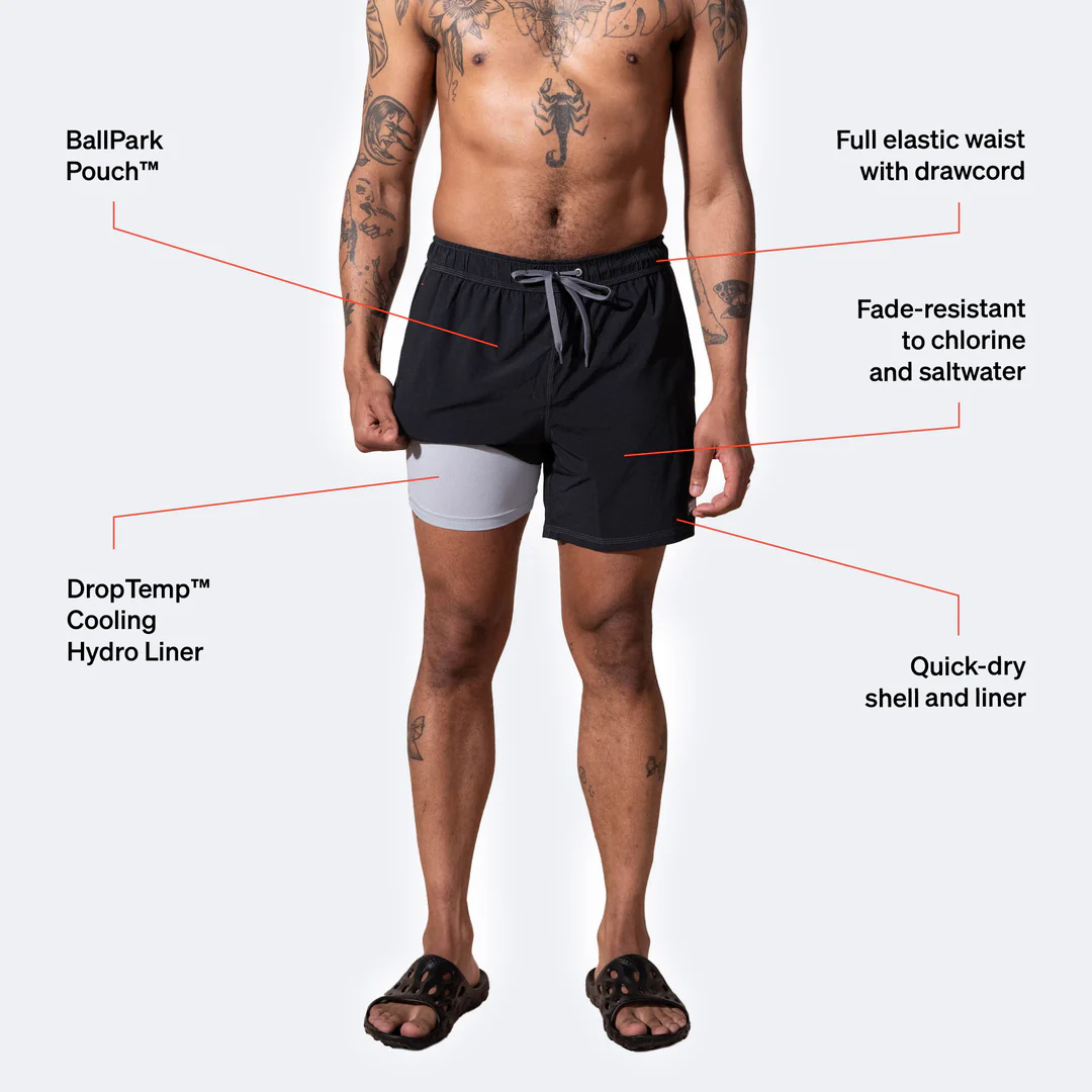 SAXX Men's Oh Buoy 2N1 5" Volley Swim Shorts - Image 16