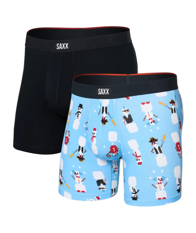 SAXX Men's Vibe Boxer Briefs 2-Pack