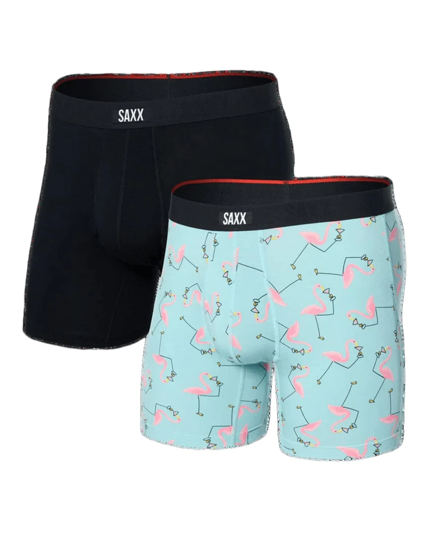 SAXX Men's Vibe Boxer Briefs 2-Pack