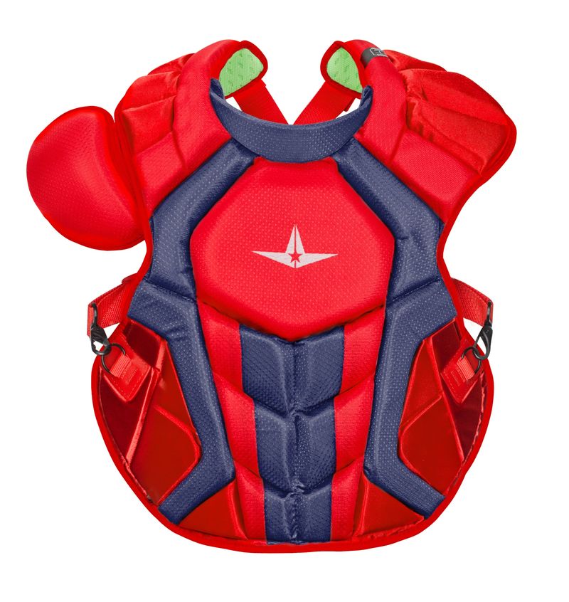 All-Star Senior 16.5" System 7 Axis CPCC40PRO NOCSAE Catcher's Chest Protector - Image 5