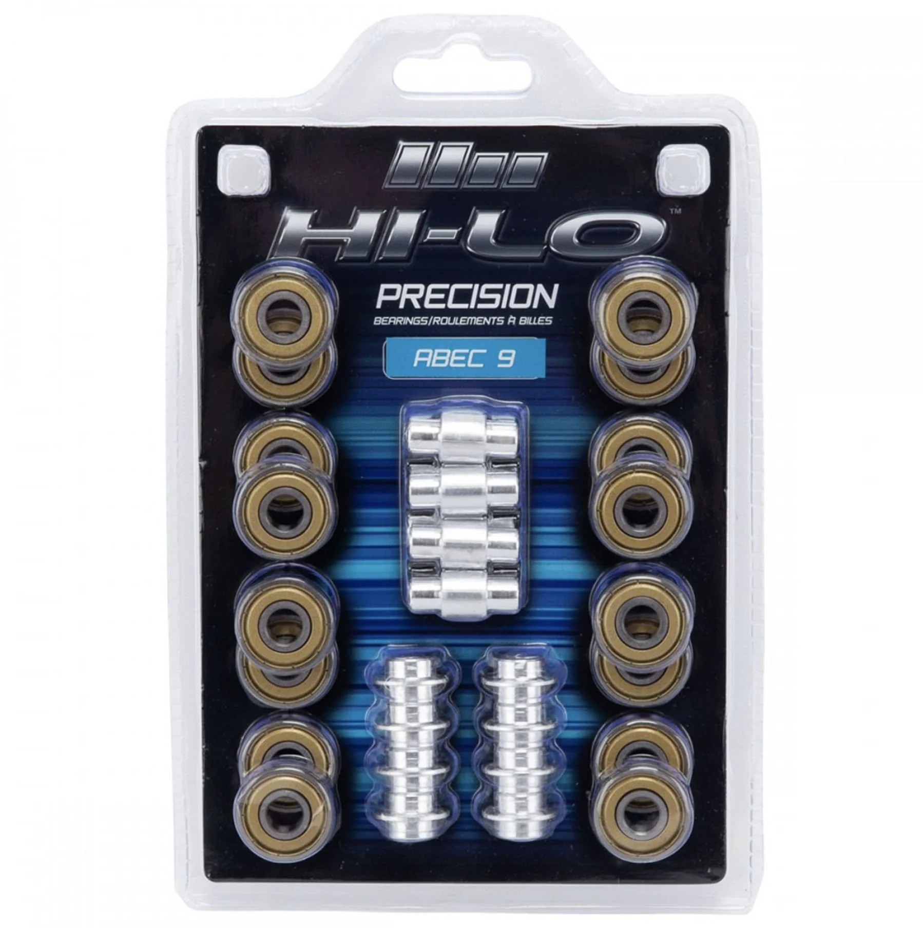 Bauer Hi-Lo RH ABEC 9 Inline Wheel Bearings
