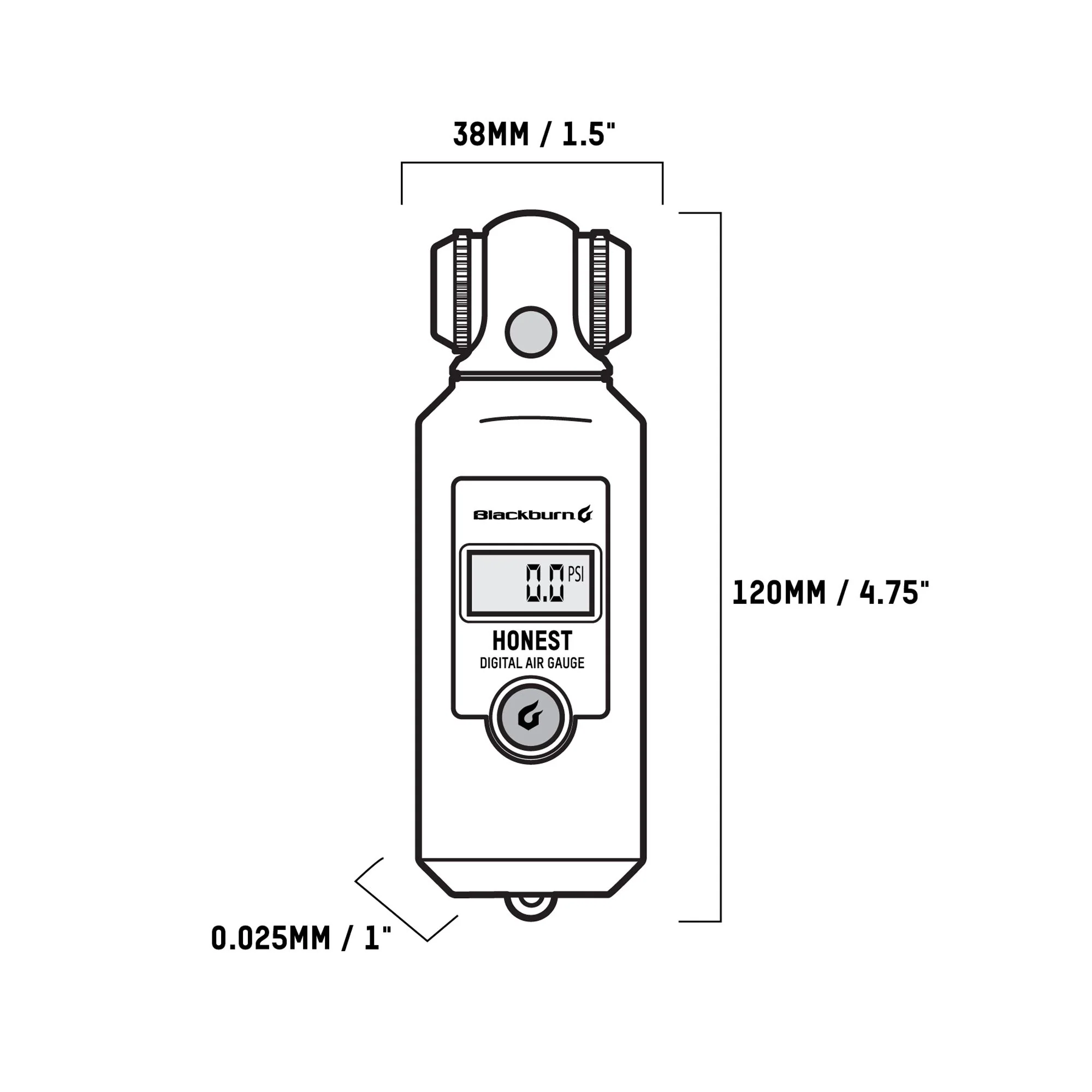 Blackburn Honest Digital Pressure Gauge - Image 2
