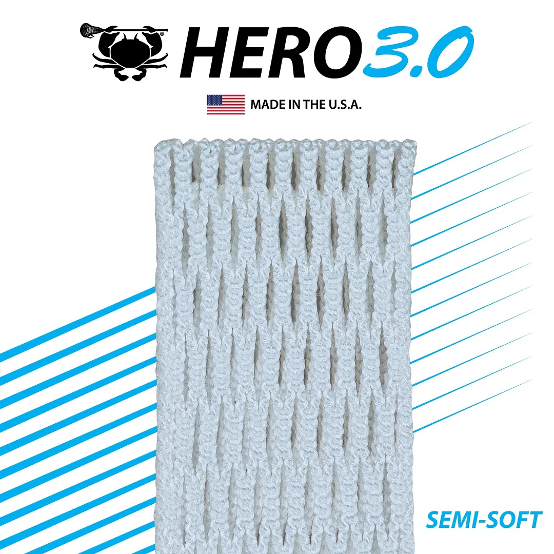 East Coast Dyes Hero 3.0 Semi-Soft Lacrosse Mesh