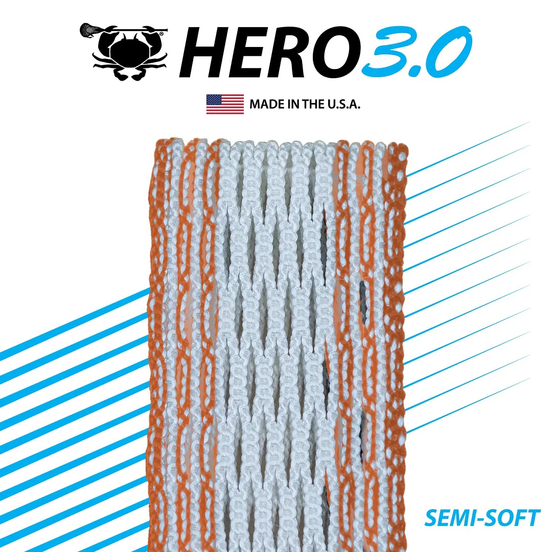 East Coast Dyes Hero 3.0 Storm Striker Lacrosse Mesh Piece - Image 10