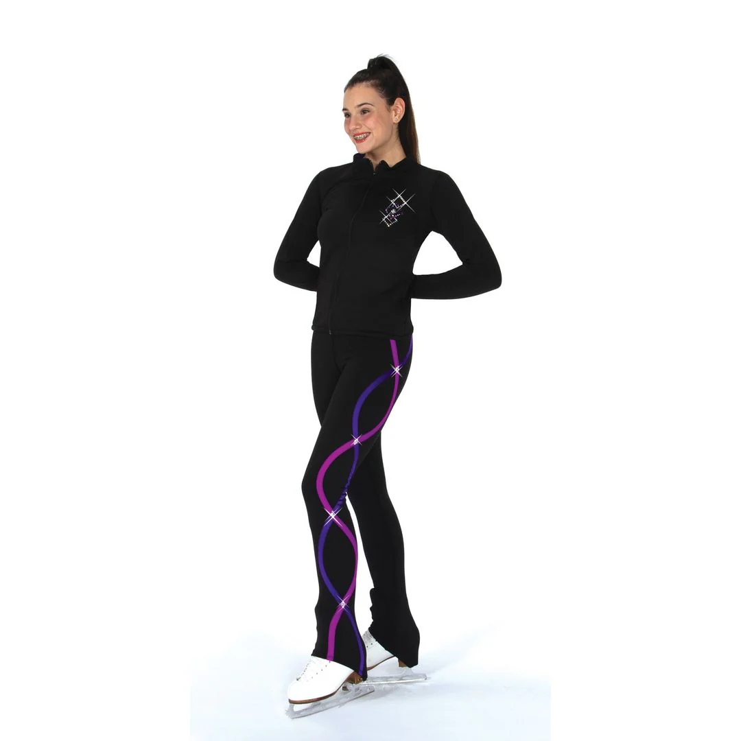 Jerry's Women's S103 Ribbonette Figure Skating Leggings - Image 2