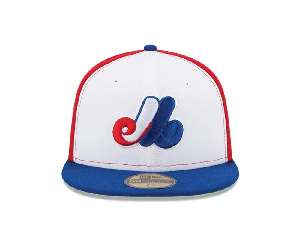 New Era Men's MLB Montreal Expos Authentic Collection 59FIFTY Fitted Hat - Image 2