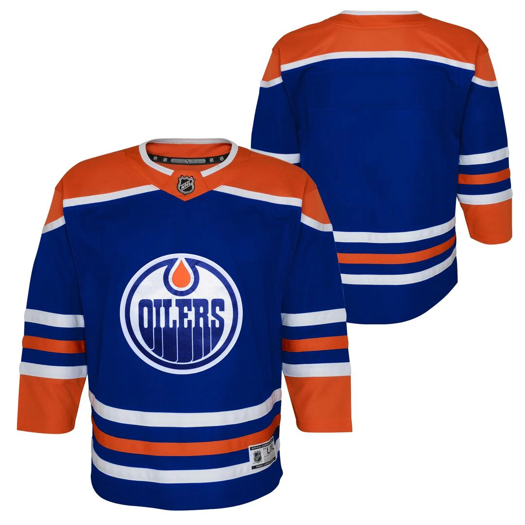 NHL Branded Child Edmonton Oilers Home Jersey - Image 3