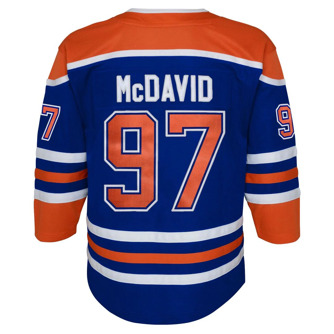 NHL Branded Youth Edmonton Oilers Connor McDavid Home Jersey