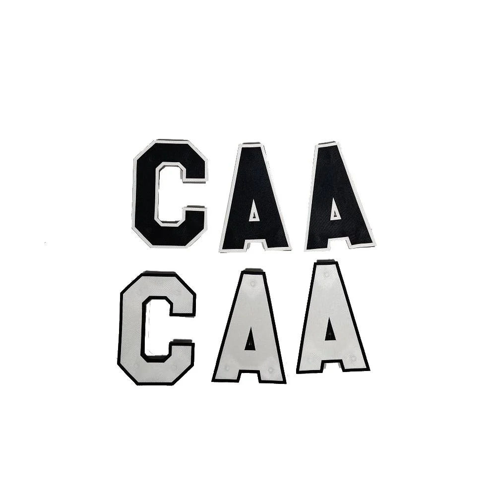 The Captain Snap On 'A & C' 6-Pack (4 A's, 2 C's) For Hockey Jerseys