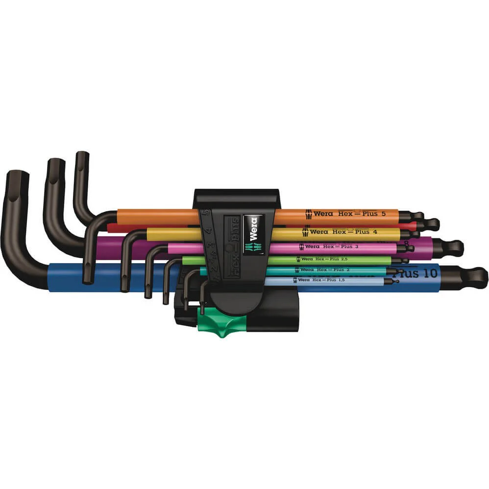 Wera Tools Hex Plus Multicolor Long Arm L-Key Set