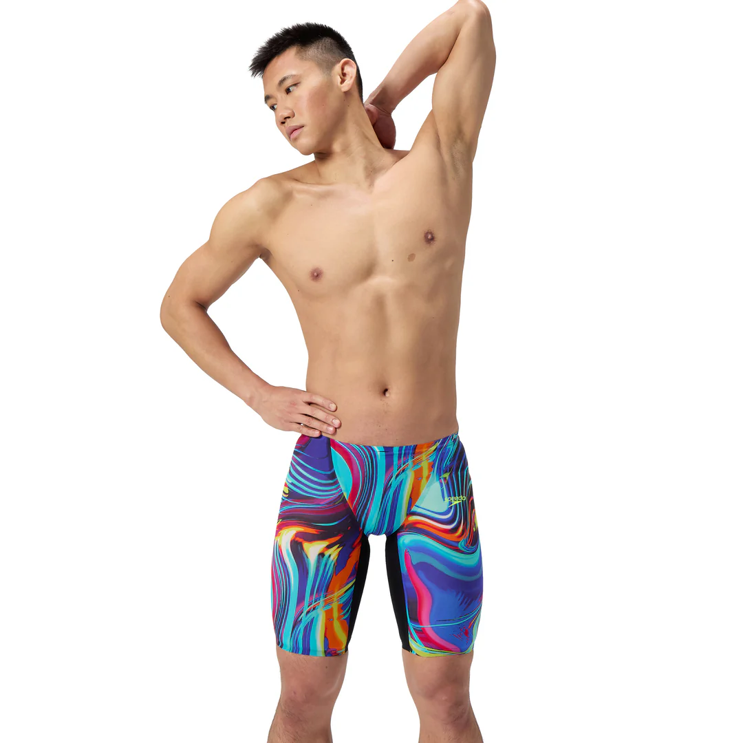Speedo Men's Fastskin LZR Pure Valor 2.0 Printed Swim Jammer - Image 2