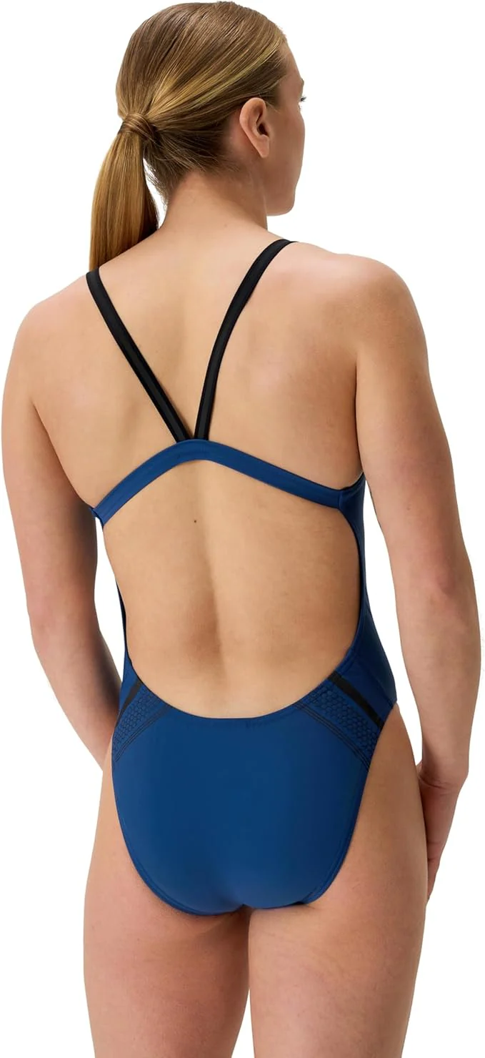Speedo Women's Printed Performance Back One Piece Swimsuit - Image 2