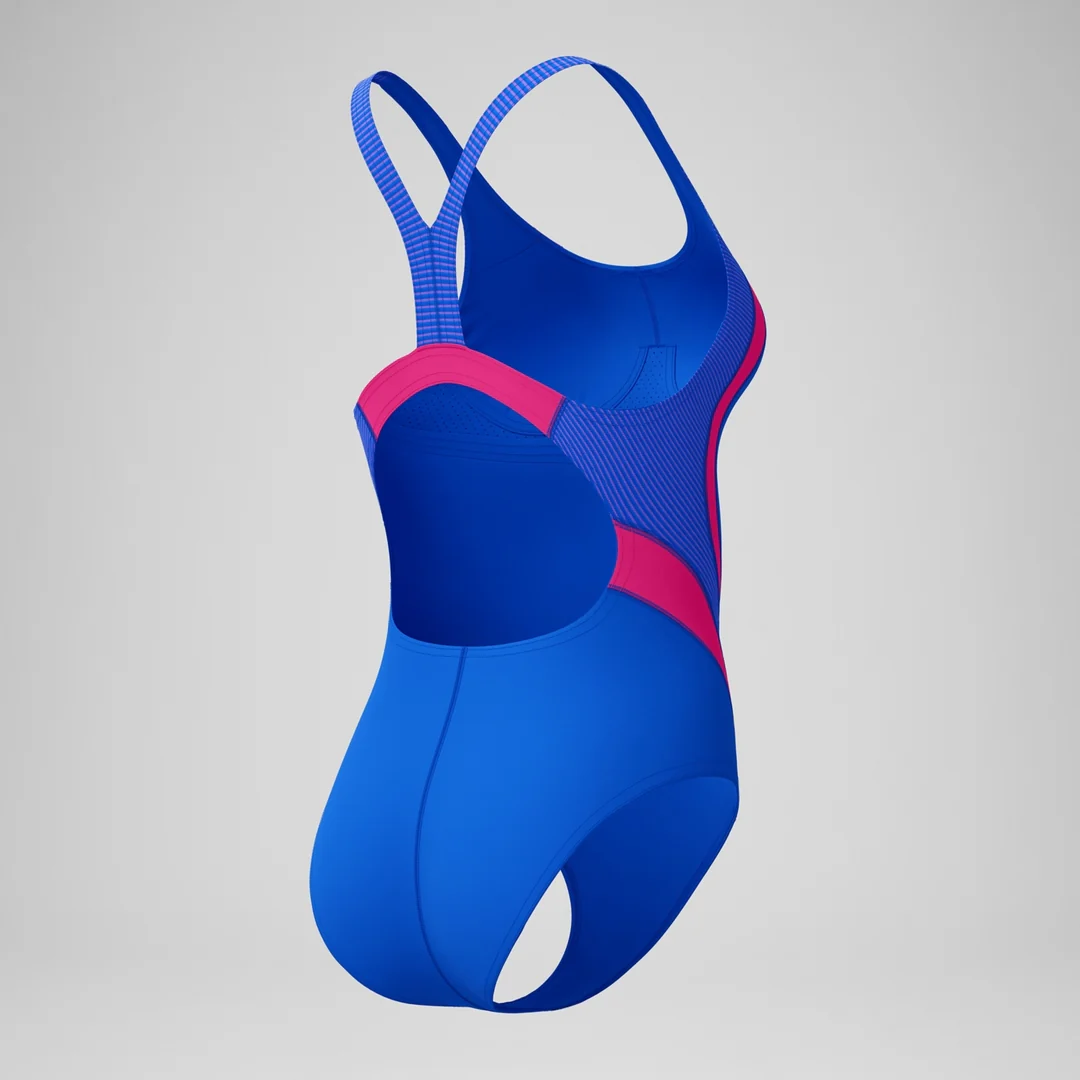 Speedo Women's Quantum Rib Splice One Piece Swimsuit - Image 6