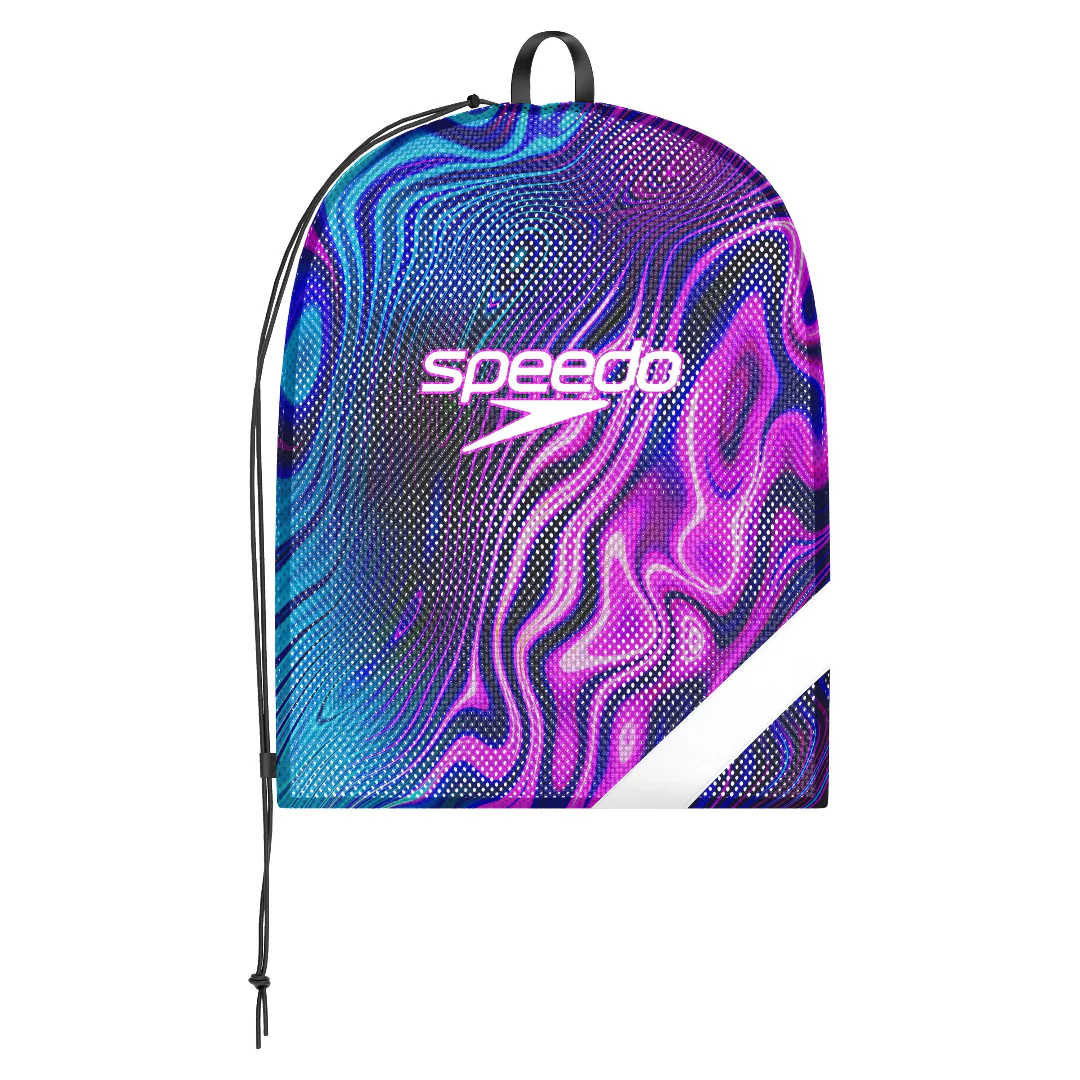 Speedo XL Team Printed Mesh Swim Bag - Image 2