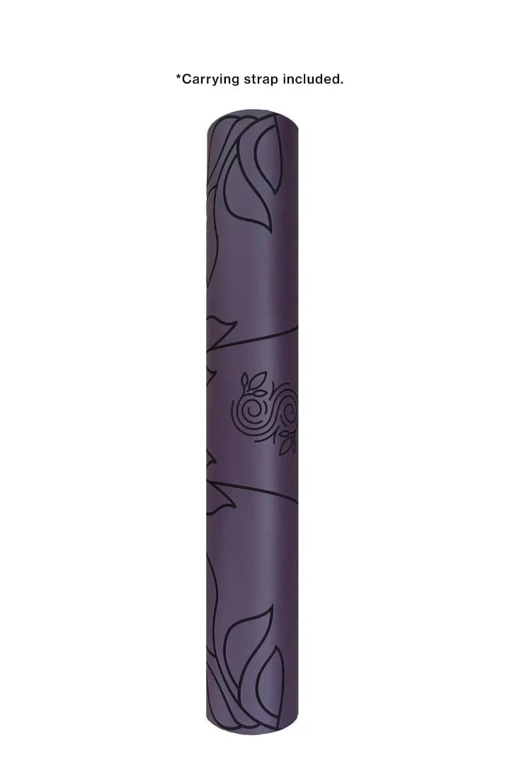 Supported Soul Pro Grip Floral Alignment 5mm Yoga Mat - Image 3