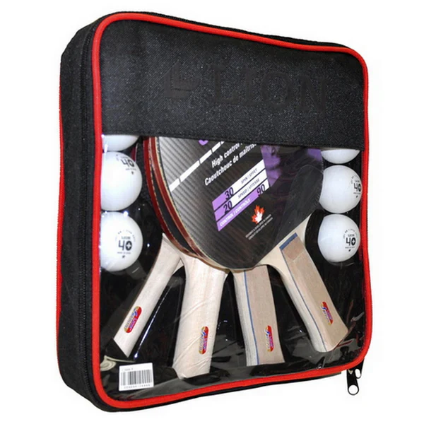 Swiftflyte Storm 4 Player Table Tennis Racket & Ball Set